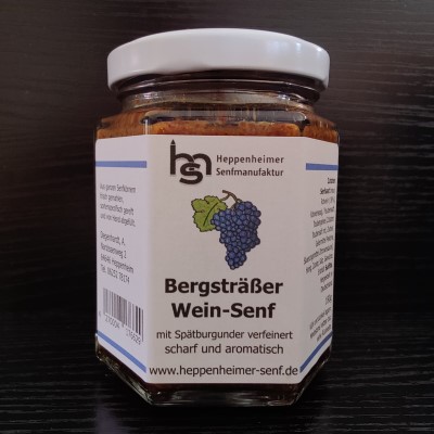 Bergsträßer Wein-Senf Spätburgunder